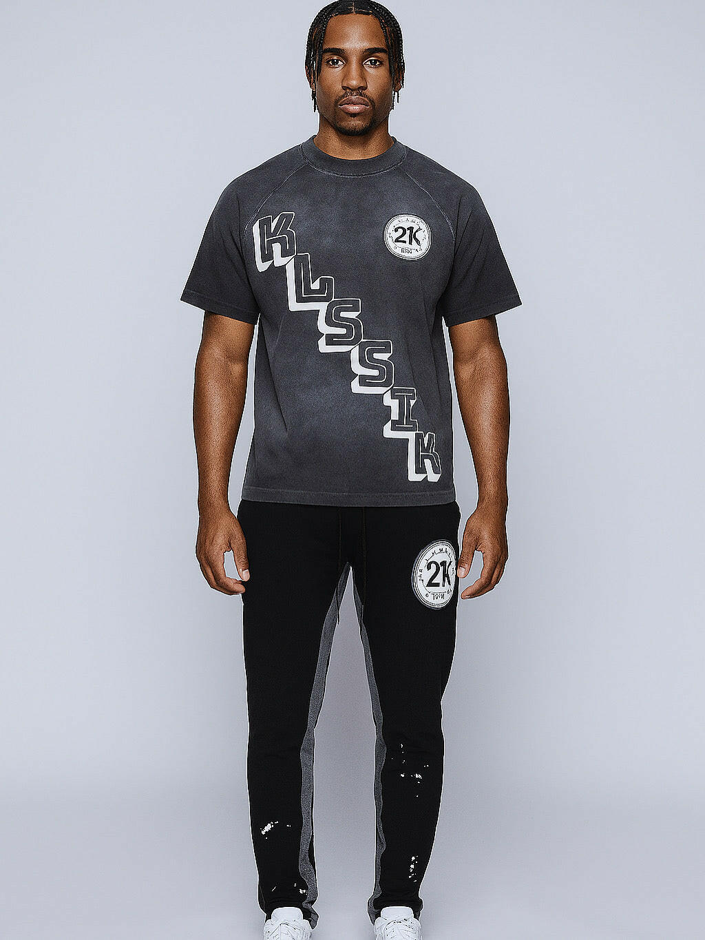 King men sweat pants set