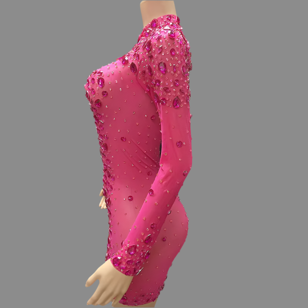 Kiane sexy women diamond elegant luxury gem dress