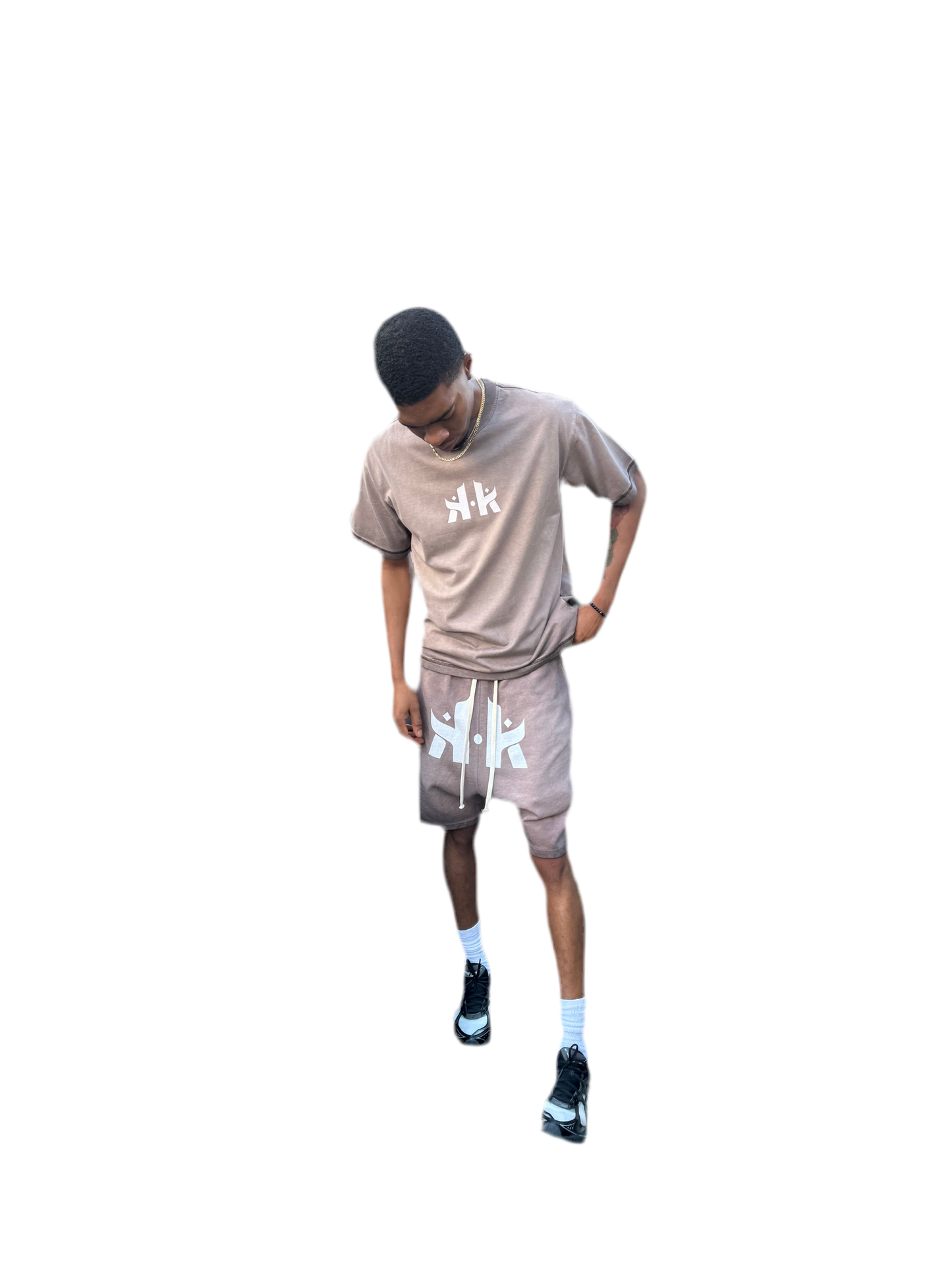 Hoshane Oversized Cotton Men Shorts Set