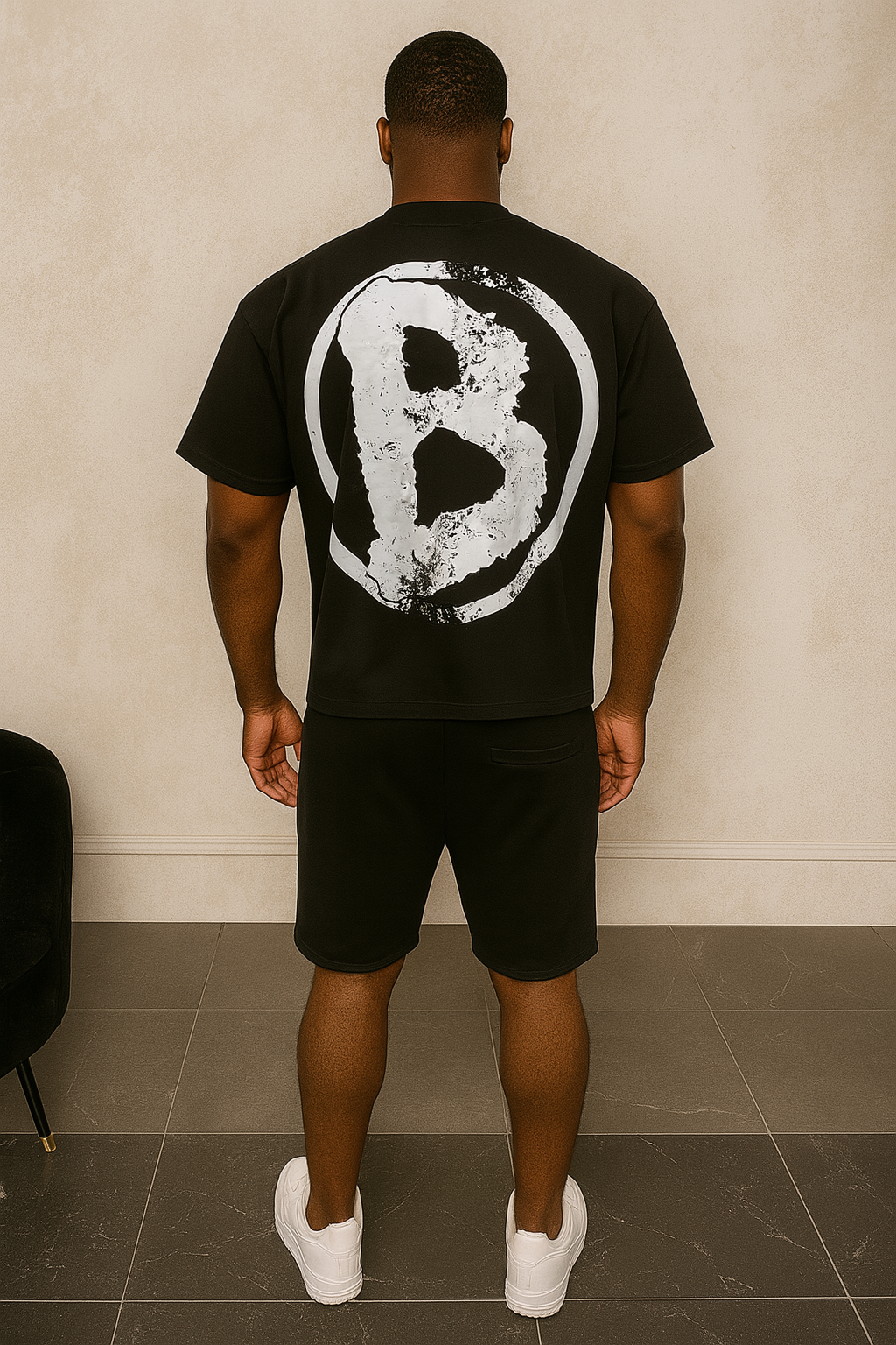 Davido men boxy t-shirt & Shorts set