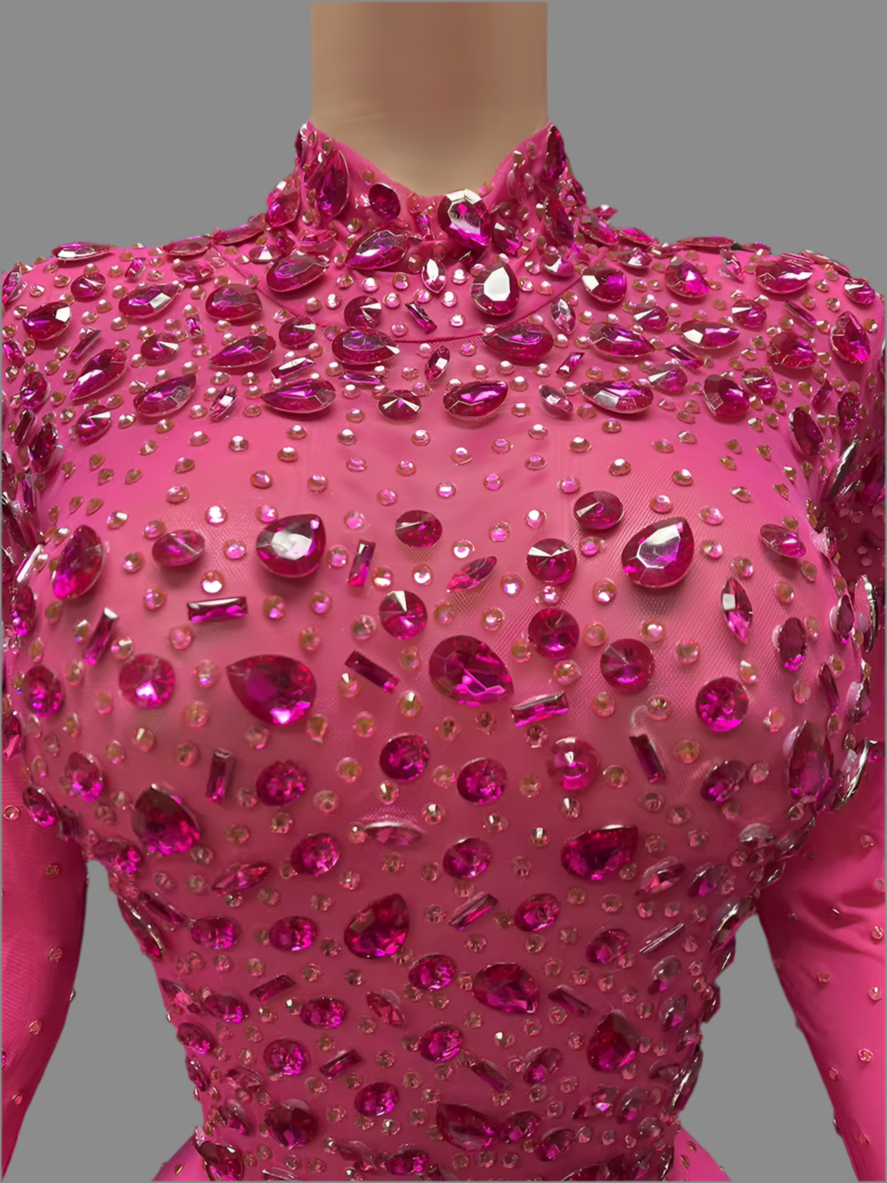 Kiane sexy women diamond elegant luxury gem dress