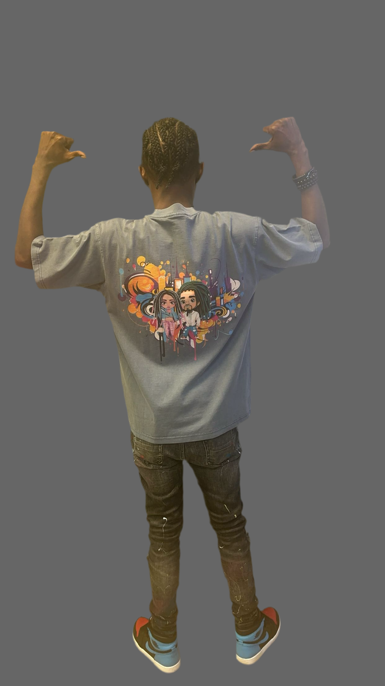 KK 100% Cotton T-Shirt Oversized Acid Washed Distressed Men Streetwear DTG Graphic Vintage Tee for men.