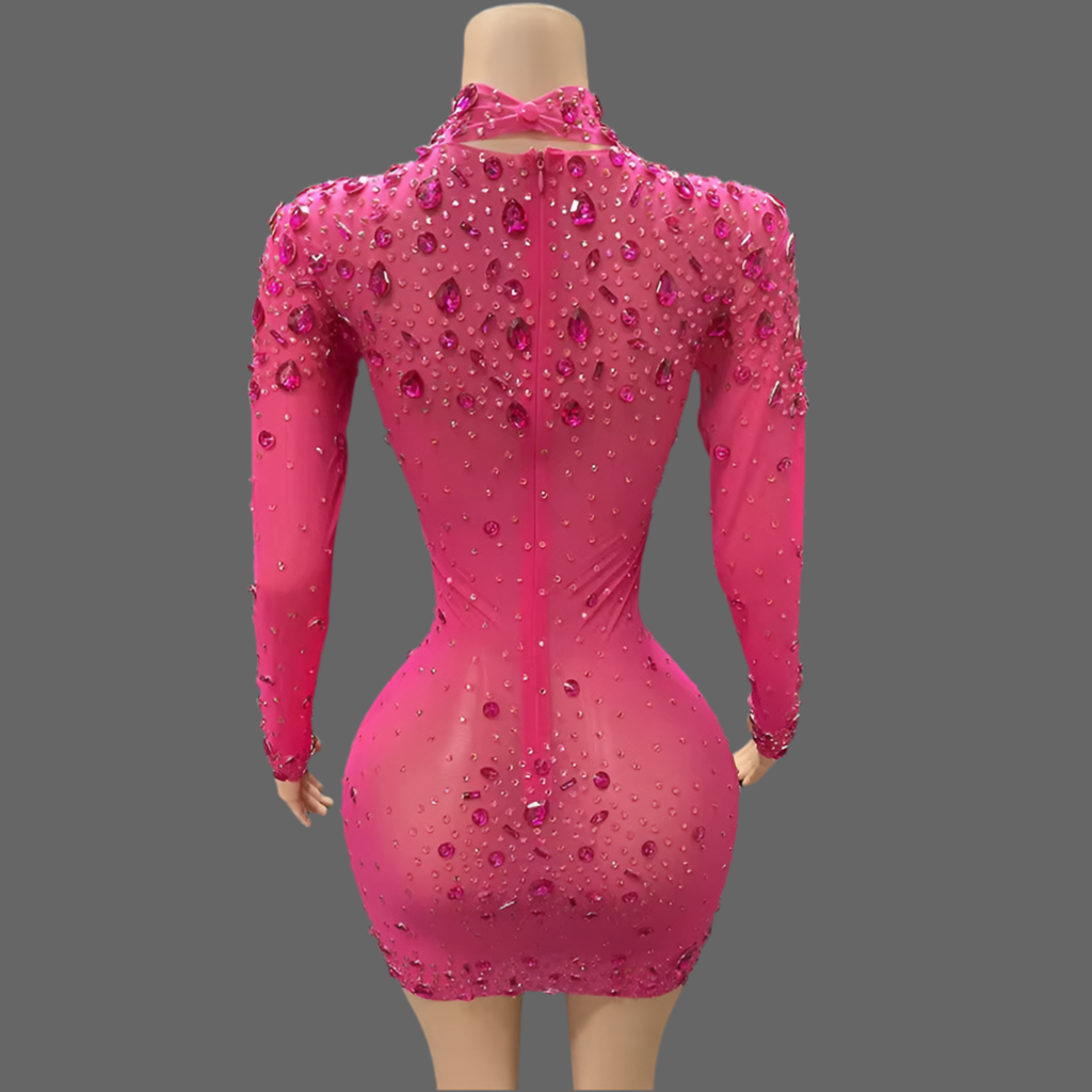Kiane sexy women diamond elegant luxury gem dress