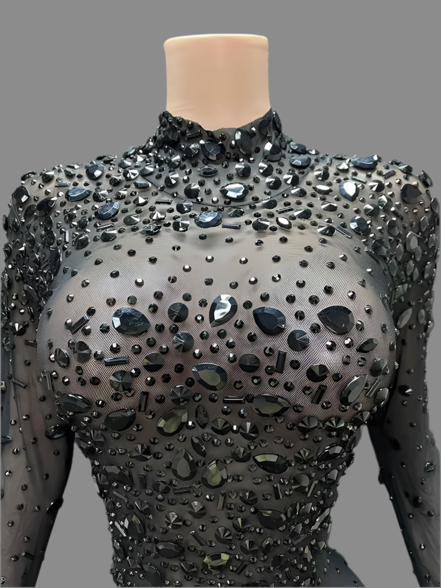 Kiane sexy women diamond elegant luxury gem dress