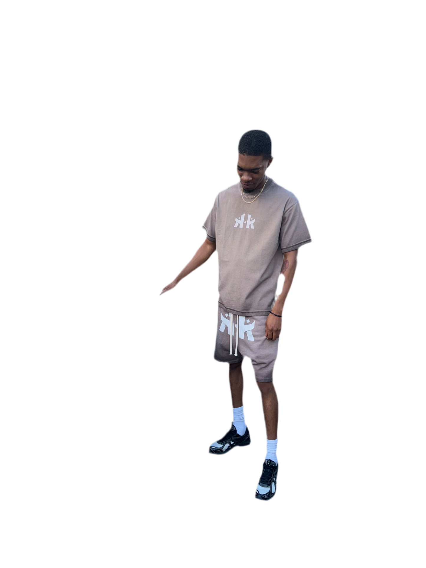 Hoshane Oversized Cotton Men Shorts Set