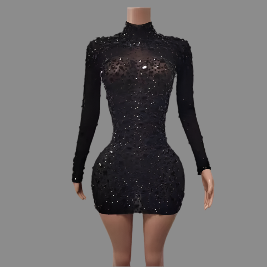 Kiane sexy women diamond elegant luxury gem dress