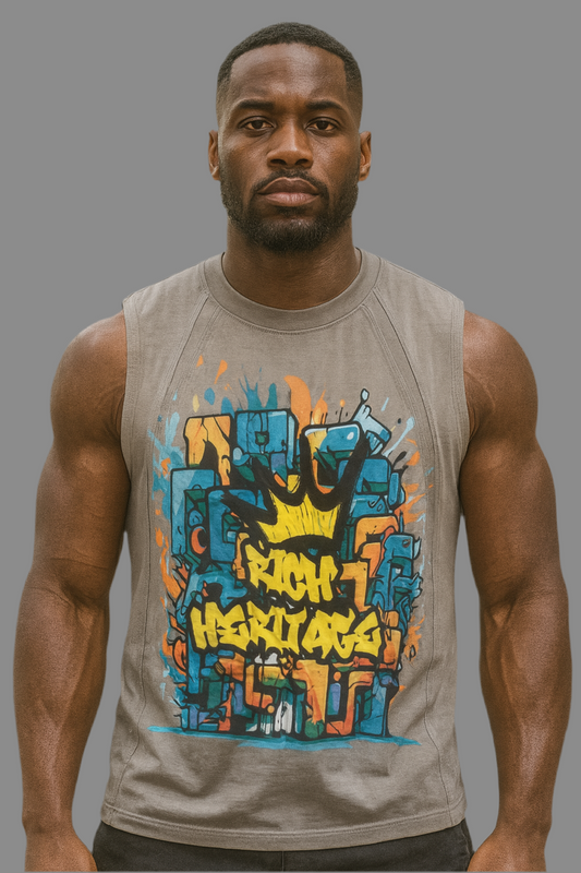 Klassik men acid wash vintage sleeveless T-Shirt