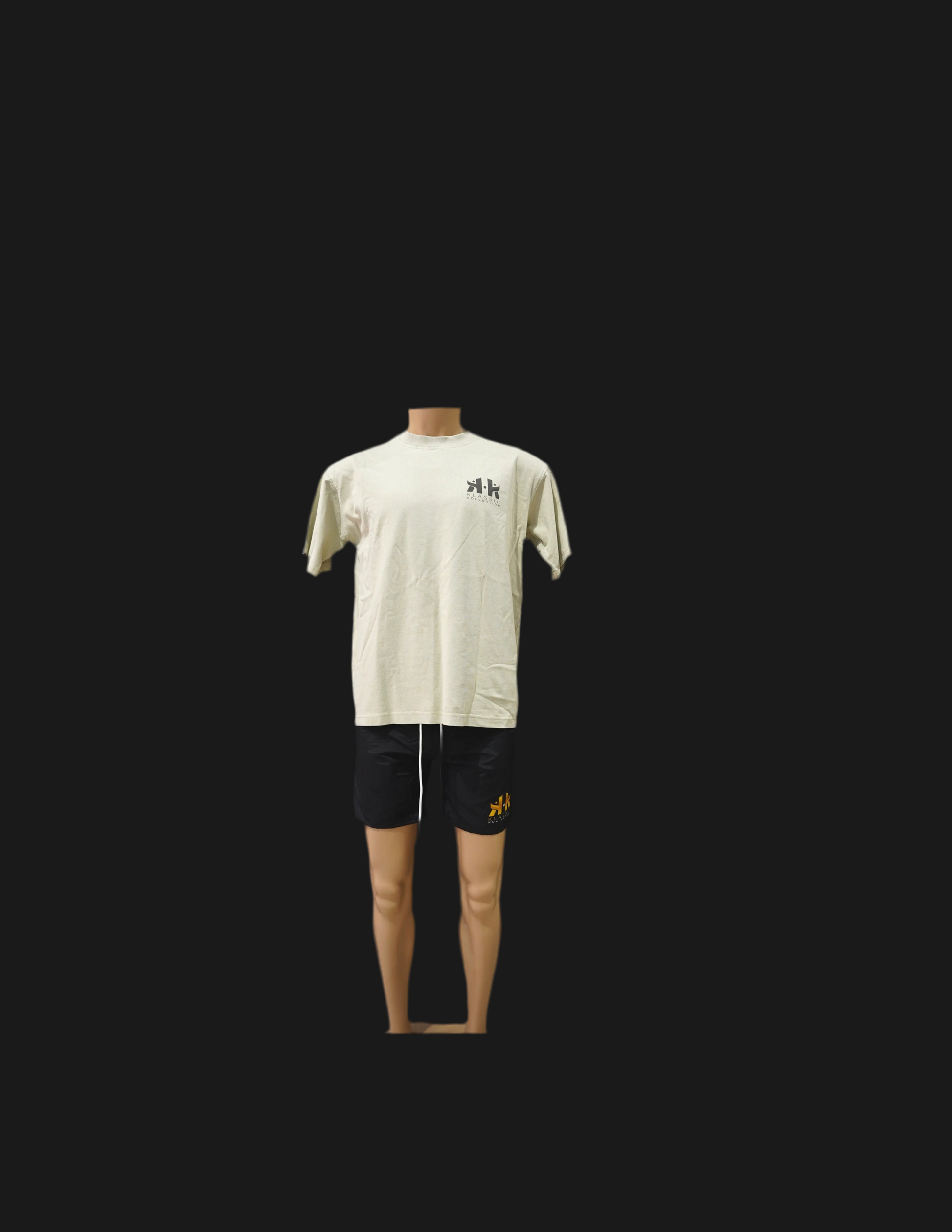 Men High Quality  100% Cotton Klassik  Oversize Heritage  T-shirt DTG Printing 320gsm Unisex Short Sleeve Men's Tee.