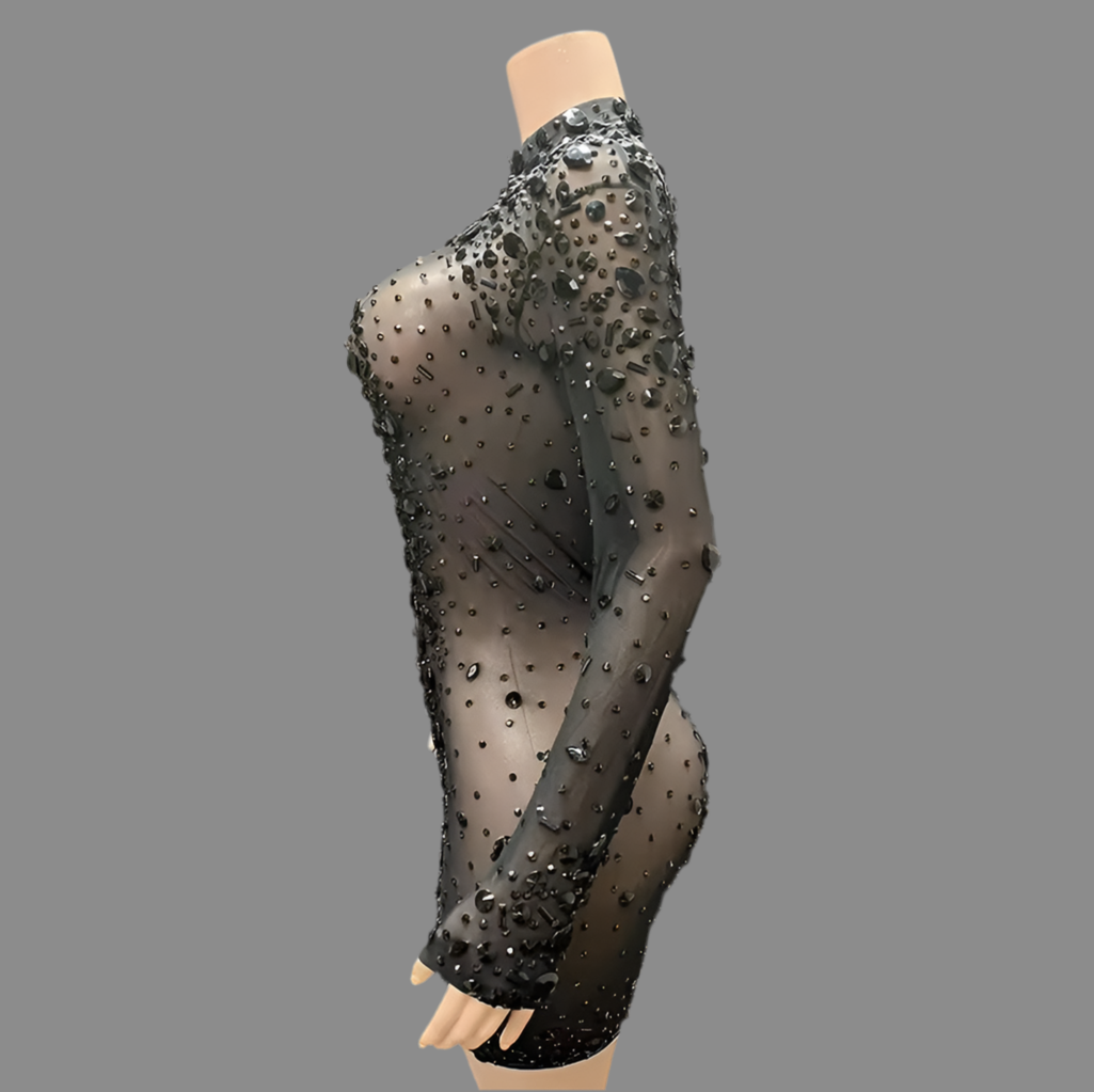 Kiane sexy women diamond elegant luxury gem dress