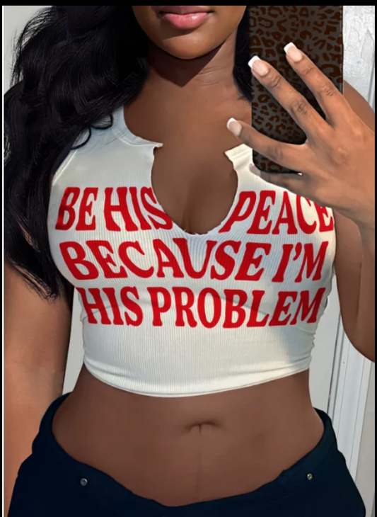 Klassik  Fashion Girls Sexy New Summer Letter Vest Sleeveless U Neck Crop Top Graphic Women Casual T Shirt.